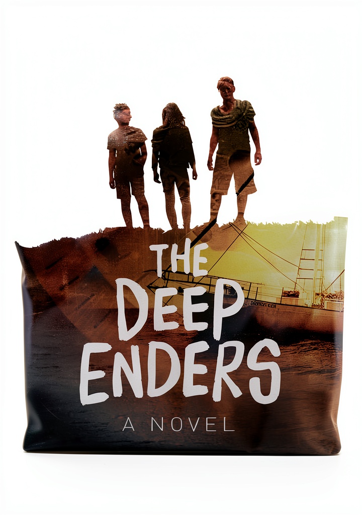 'Teen military historical fiction eBook cover showing Australian landscapes'