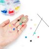 OLYCRAFT Dental Code Ring 160pcs Set 8 Colors High Elasticity Rubber-2