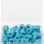 100 Pcs/Box Code Ring, Silicone Instrument Identification Code Circle, Mobile Phone Disinfection Mark Circle, Autoclavable Dentists Supplies, Supplies-0