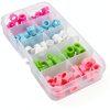 100Pcs Multi-Color Dental Code Rings Orthodontic Silicone Ring Autoclavable Code Mixed Color Instrument Large Small (Large size 6mm)-2