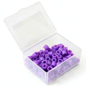 Color Codess Rings, Color Codess Band Easy Clean 100pcs Dental Color Codess Rings Strong Toughness for Distinguish Dental Instruments(4#)-0