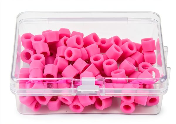 Rings Betued 100pcs Small Silicone Instrument Rings for Dental Marking-4