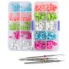 100Pcs Multi-Color Dental Code Rings Orthodontic Silicone Ring Autoclavable Code Mixed Color Instrument Large Small (Large size 6mm)-0