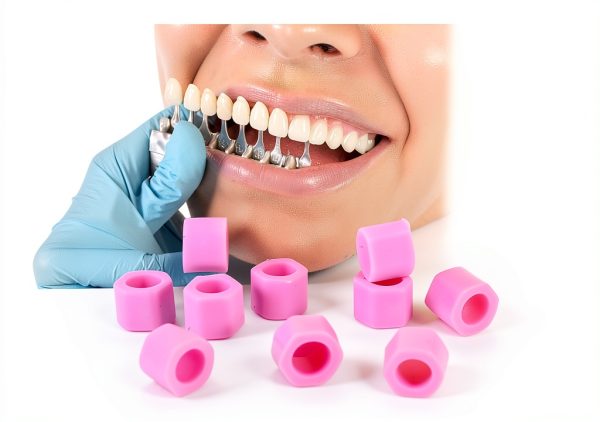 Rings Betued 100pcs Small Silicone Instrument Rings for Dental Marking-3