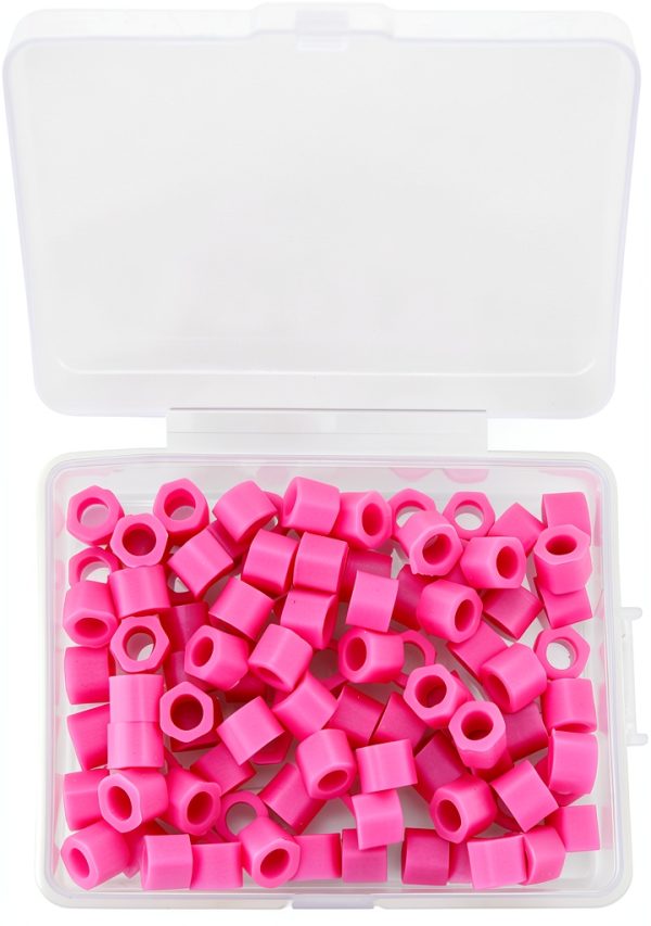 Rings Betued 100pcs Small Silicone Instrument Rings for Dental Marking-7