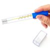 Thermometer Protective Tube 3-Pack Clear Storage Case for Body Temperature Thermometers and Acupuncture Tools Easy Access and Damage Protection-6