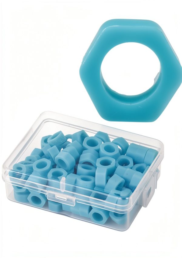 100 Pcs/Box Code Ring, Silicone Instrument Identification Code Circle, Mobile Phone Disinfection Mark Circle, Autoclavable Dentists Supplies, Supplies-4