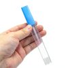 Thermometer Protective Tube 3-Pack Clear Storage Case for Body Temperature Thermometers and Acupuncture Tools Easy Access and Damage Protection-2