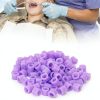 Color Codess Rings, Color Codess Band Easy Clean 100pcs Dental Color Codess Rings Strong Toughness for Distinguish Dental Instruments(4#)-1