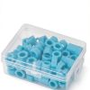 100 Pcs/Box Code Ring, Silicone Instrument Identification Code Circle, Mobile Phone Disinfection Mark Circle, Autoclavable Dentists Supplies, Supplies-3