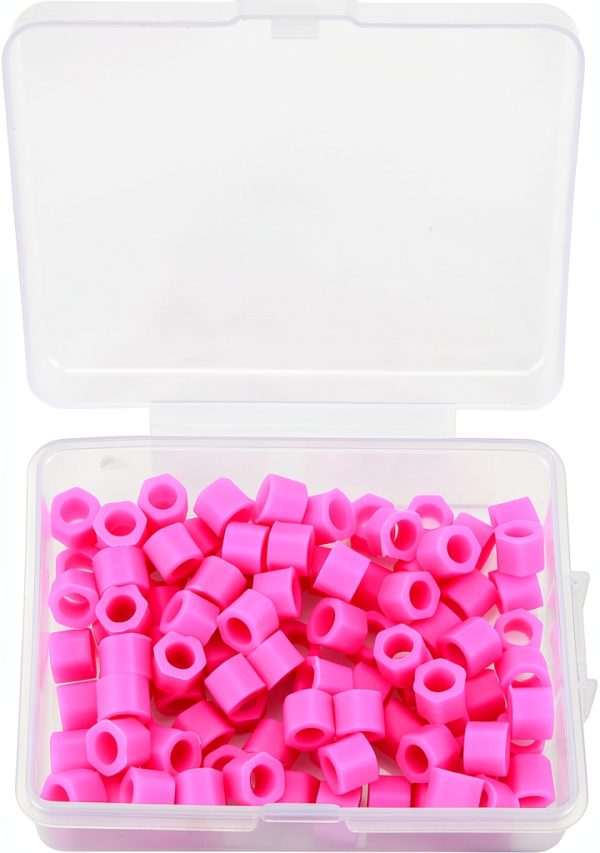ZJchao Silicone Code Rings Pack of 100 Small Dental Instrument Bands-4