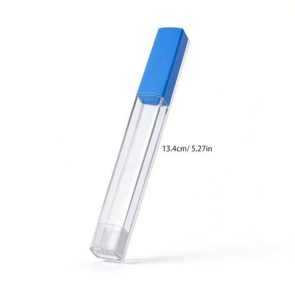 Thermometer Protective Tube 3-Pack Clear Storage Case for Body Temperature Thermometers and Acupuncture Tools Easy Access and Damage Protection-7