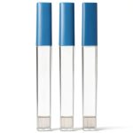 Thermometer Protective Tube 3-Pack Clear Storage Case for Body Temperature Thermometers and Acupuncture Tools Easy Access and Damage Protection-0