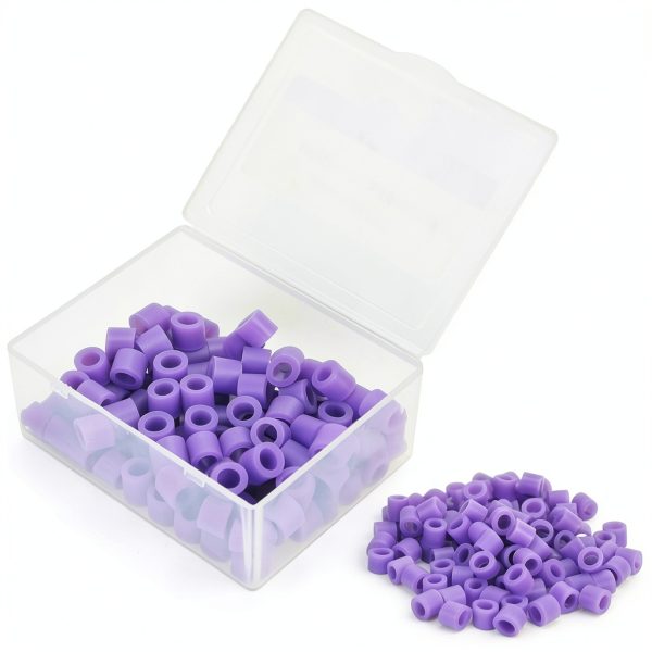 Color Codess Rings, Color Codess Band Easy Clean 100pcs Dental Color Codess Rings Strong Toughness for Distinguish Dental Instruments(4#)-6