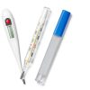 Thermometer Protective Tube 3-Pack Clear Storage Case for Body Temperature Thermometers and Acupuncture Tools Easy Access and Damage Protection-4