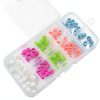 100Pcs Multi-Color Dental Code Rings Orthodontic Silicone Ring Autoclavable Code Mixed Color Instrument Large Small (Large size 6mm)-3