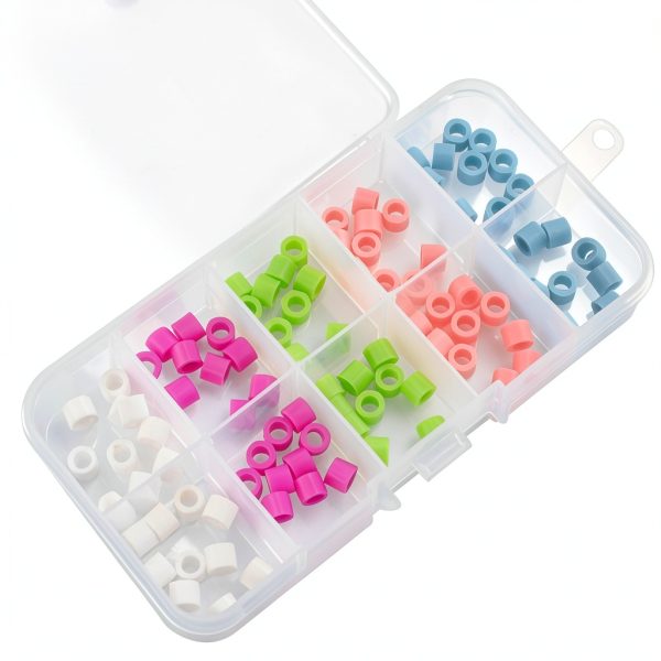 100Pcs Multi-Color Dental Code Rings Orthodontic Silicone Ring Autoclavable Code Mixed Color Instrument Large Small (Large size 6mm)-3